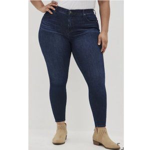 Torrid Women's Dark Wash Skull Pocket Skinny Jeans Size 16 Style 565828